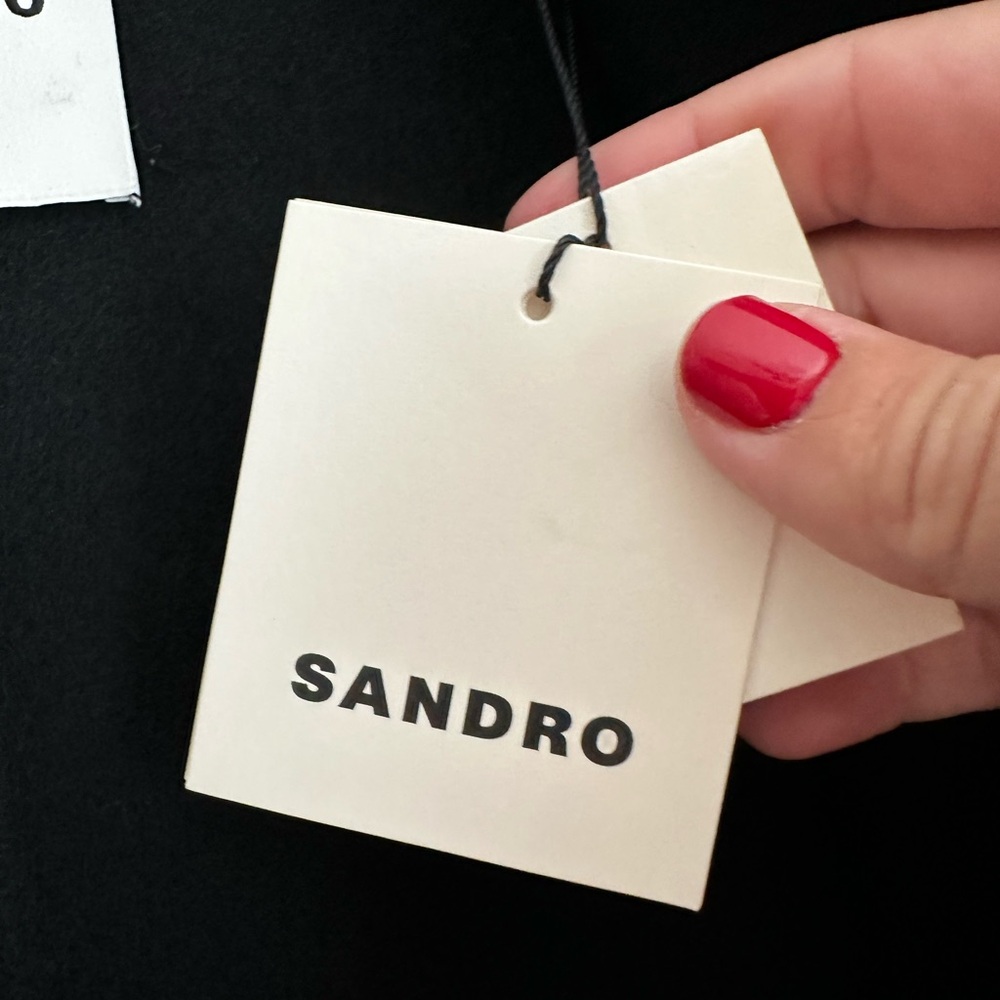 Sandro Wool Double Breasted Blazer NWT - Picture 8 of 9